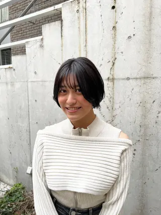 ショート カラー iruk（イルク）所属・木村翔/大名ショート ボブ/ショートボブのヘアスタイル