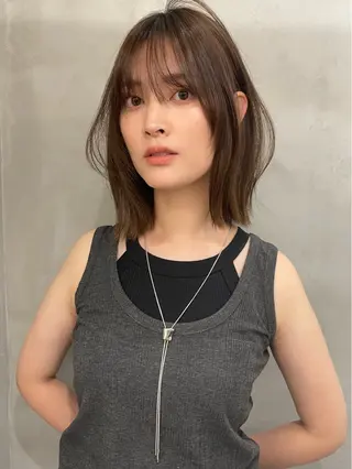 ミディアム くどうももか 浦和　ショート　ボブのヘアスタイル