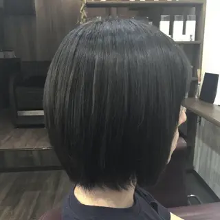 ショート カラー パーマ 金崎 新吾のヘアスタイル