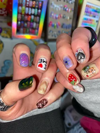 ネイル 福の爪 🍒福山千晴のネイルデザイン