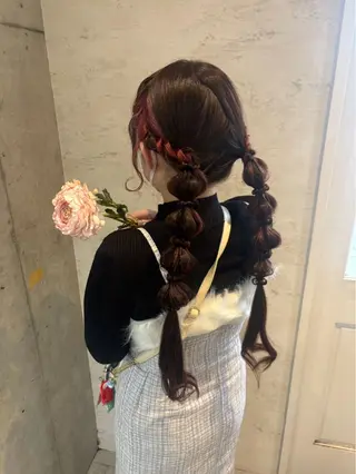 ロング ヘアアレンジ Reve  resort所属・美髪× ヘアセット✨Araiのヘアスタイル