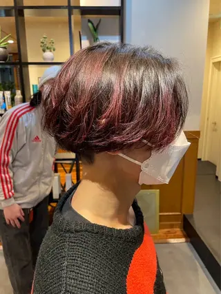 ショート カラー パーマ メンズ 🔷メンズ推し🔷 遠藤暖大のヘアスタイル