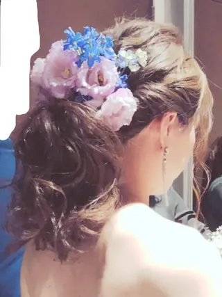 ヘアアレンジ ロッコビューティー アヤカのマツエク・マツパデザイン