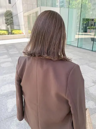 セミロング カラー 【代表】 たき〜のヘアスタイル