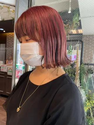 ミディアム カラー 韓国ヘア🦋 MIYUのヘアスタイル