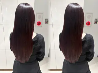 ロング 縮毛矯正/髪質改善/ 斉藤春のヘアスタイル