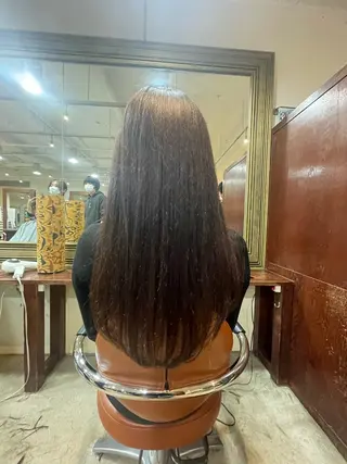 ロング くすみ あやなのヘアスタイル