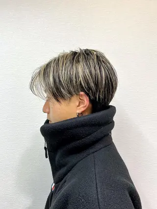 ショート カラー メンズ Stir Maison 大宮所属・ryuma/ボブ /透明感カラーのヘアスタイル