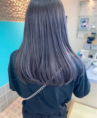 ロング カラー ナカジマ ナナのヘアスタイル