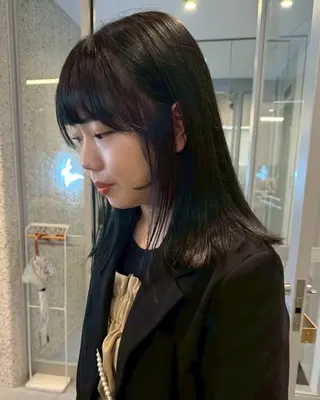 セミロング nok所属・nok Osakaのヘアスタイル