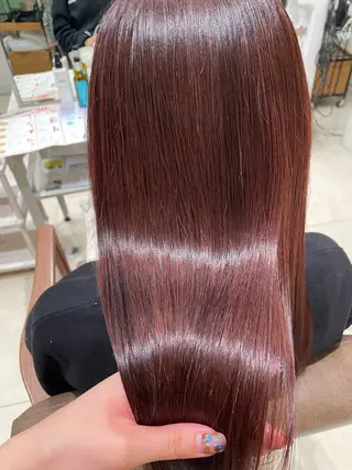 ロング 艶カラー🩵中久保 舞優🩵のヘアスタイル