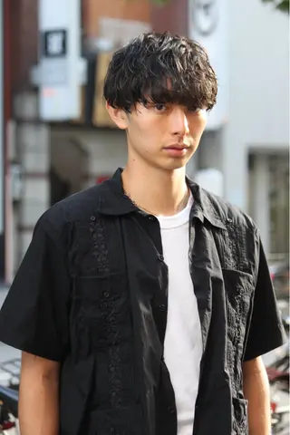 パーマ メンズ メンズ特化美容師/栄 /本間さつきのヘアスタイル