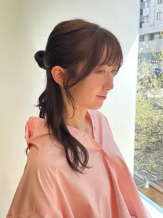 セミロング カラー 🍀髪質改善🍀 SORA  麻布十番のヘアスタイル