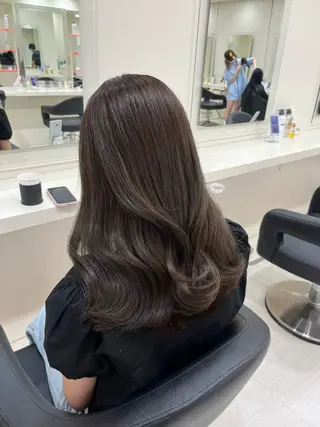 ミディアム カラー 💟RINNA 艶カラー💟のヘアスタイル