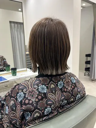 ミディアム カラー newi大分/ 磯部栞里のヘアスタイル