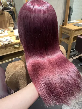 ロング 🦄艶カラー×韓国 NANA💎🐬のヘアスタイル