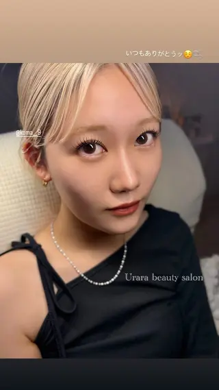 マツエク・マツパ Urara beauty salon所属・Urara KANAのマツエク・マツパデザイン