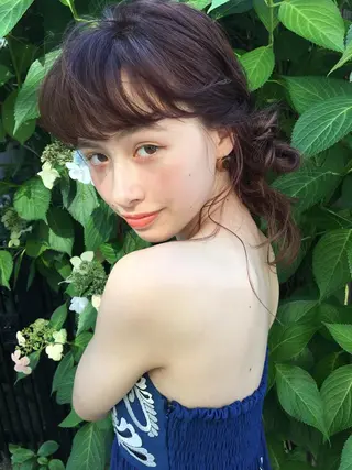 ロング パーマ/レイヤー 岩山丈一郎のヘアスタイル