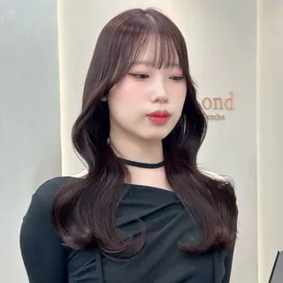 ロング 縮毛矯正/韓国ヘア /レイヤー🎀ミズキのヘアスタイル