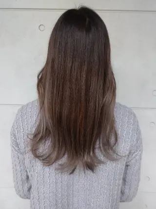 ミディアム カラー ブリーチ/ヘアケア/ 艶髪/イギチハルのヘアスタイル