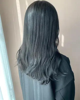 ロング カラー hub hair レイヤー/透明感のヘアスタイル