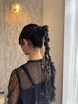 ロング ヘアアレンジ サロンド・かわの所属・Birth& Bloom【さあや】のヘアスタイル
