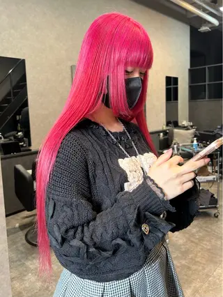 ロング カラー miharu‪‪/ ハイトーン/複雑履歴のヘアスタイル