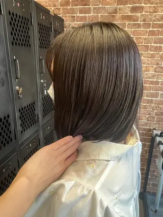 ミディアム カラー パーマ ヘアアレンジ メンズ キッズ ネイル マツエク・マツパ アイブロウ times salon名駅所属・久木原 ゆりのヘアスタイル