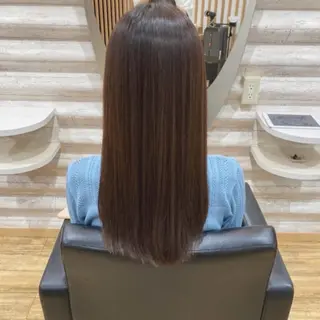 ロング カラー 『艶髪』で印象が激変 ！髪質改善専門KONのヘアスタイル