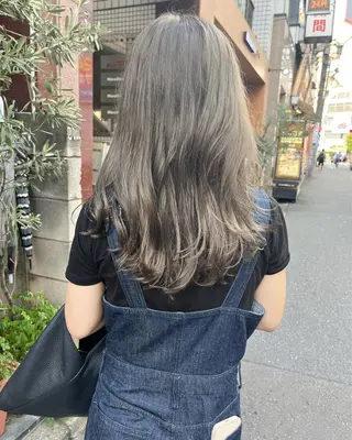 ロング カラー ヘアアレンジ 🌷ボブ/髪質改善 ストレートのヘアスタイル