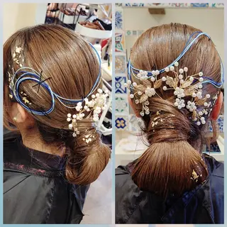 ヘアアレンジ LAMP HAIR  ランプヘアー所属・徳永 博志のヘアスタイル