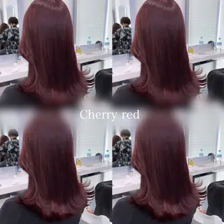 セミロング カラー ヘアアレンジ Ella所属・nana【艶髪】/ レイヤー/縮毛矯正のヘアスタイル