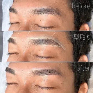 メンズ アイブロウ haru所属・眉サロンharu 表参道🤍岡本の眉毛・アイブロウイメージ