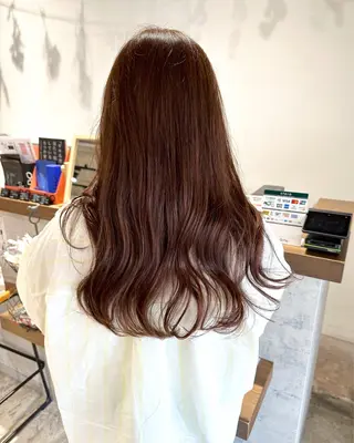 ロング カラー ヘアアレンジ 落合　眺 (オチアイ　ノゾミ)のヘアスタイル