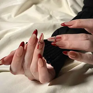 ネイル By moonネイル 🌷ワンホン/韓国風のネイルデザイン