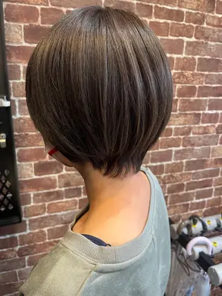 ショート カラー パーマ ヘアアレンジ メンズ キッズ ネイル マツエク・マツパ アイブロウ times salon名駅所属・久木原 ゆりのヘアスタイル