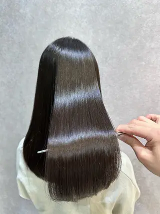 セミロング 🔸縮毛矯正/髪質 改善カラー石崎🔸のヘアスタイル