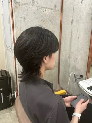 ショート メンズ カット・ブリーチ/ ふわあいりのヘアスタイル