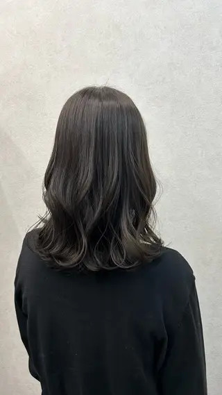 セミロング カラー sita stylist　あみのヘアスタイル