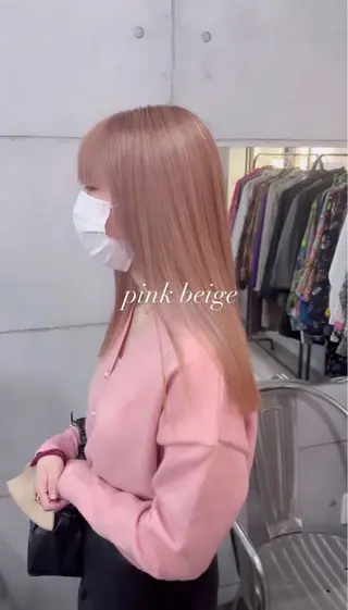 カラー UNBALANCE  OSAKA所属・縮毛矯正モデル 募集中Yuuriのヘアスタイル