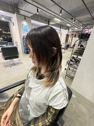 ミディアム カラー デザインカラー/ハイ トーン/konomiのヘアスタイル