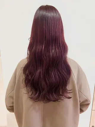ロング カラー ミ ユのヘアスタイル