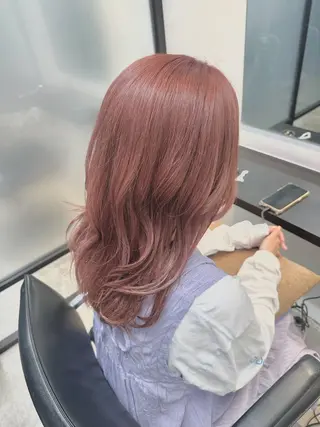 セミロング カラー ハイトーン･髪質改善 MIOKAのヘアスタイル