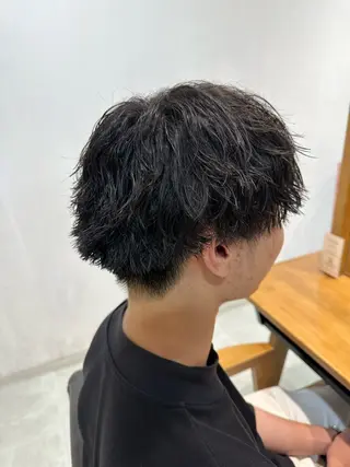 メンズ 白髪ぼかし/白髪 メッシュ/ゆうとのヘアスタイル