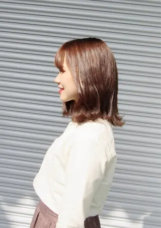 ミディアム ブルーム プレミアムのヘアスタイル