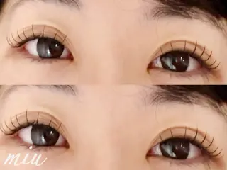 マツエク・マツパ miunail Minamiのマツエク・マツパデザイン