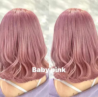 カラー 🦋ami/浦和 ブリーチカラー🦋のヘアスタイル