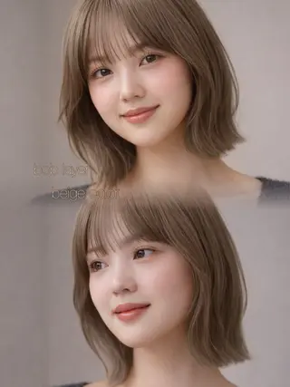 ショート カラー Aura所属・丸山 心 / 艶カラーのヘアスタイル