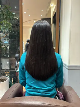 ロング 上野 七奈穂のヘアスタイル