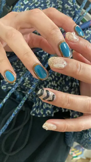ネイル nailsalon　hue所属・小山 羽奈のネイルデザイン
